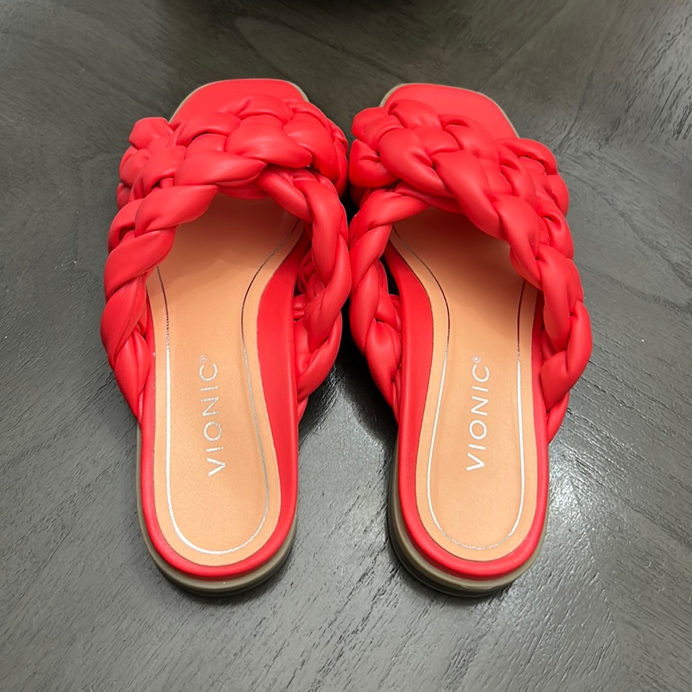 VIONIC KALINA SLIDE SANDAL POPY - Picture 6 of 12